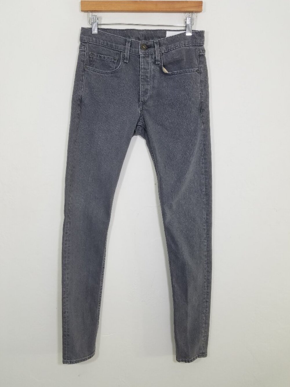 Rag & Bone Standard Issus Fit 1 Extra Slim Button Fly Jeans Size 29